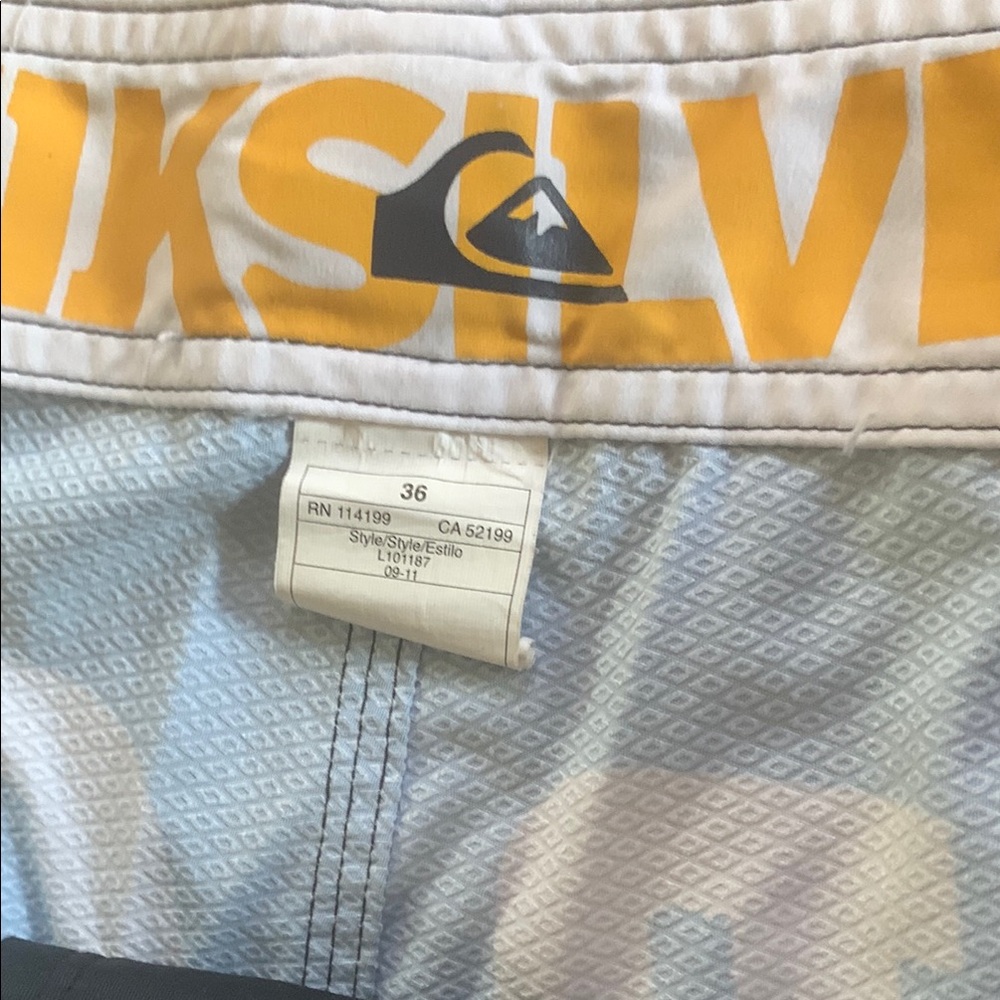 Quiksilver Los Angeles Chargers Boardshorts in Blue and White-lot of 2 - Picture 7 of 16